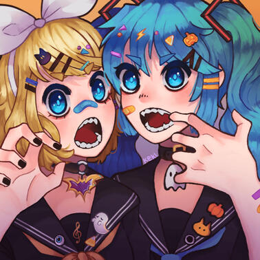 Hatsune Miku &amp; Kagamine Rin!